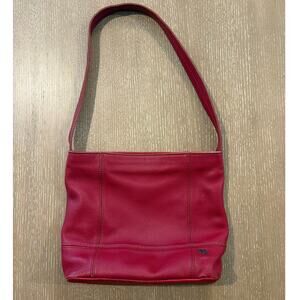 THE SAK "De Young" Burgundy Red Pebbled Leather Hobo Shoulder Bag